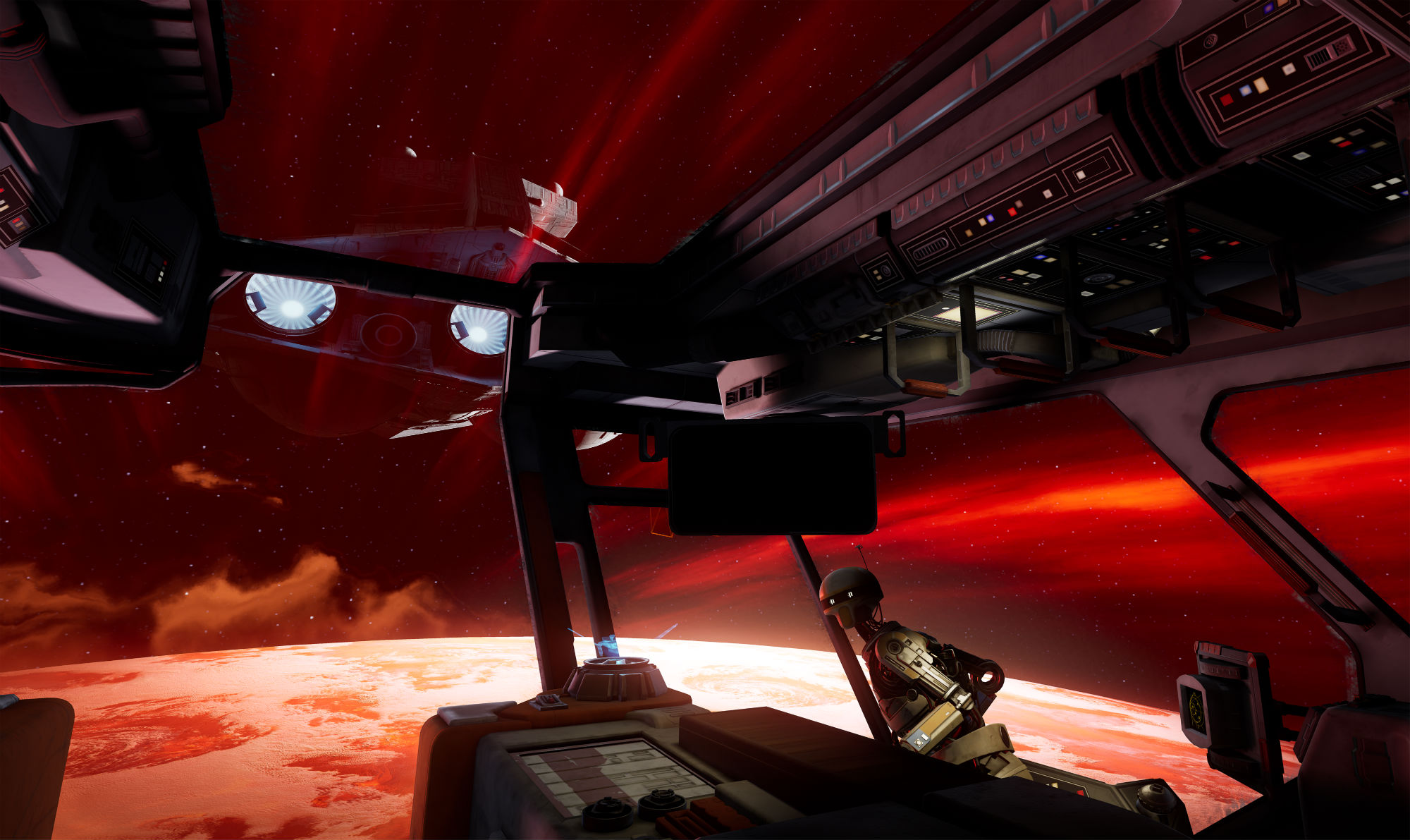 You and ZO-E3 on the Windfall, about to be boarded.
